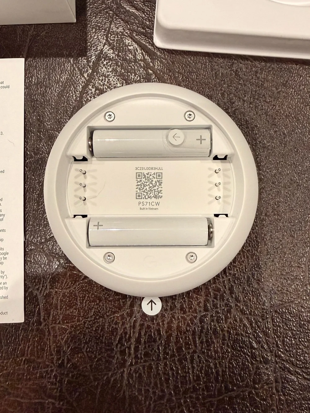 Google Nest Thermostat white